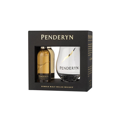 Blas ar Fwyd Website - Penderyn Tasting Pack Gift Set, 2 x 5cl & Glass
